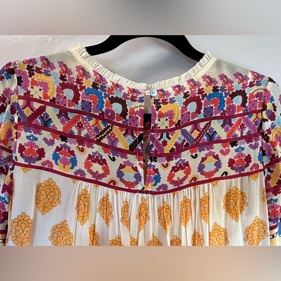 Anthropologie Tanvi Kedia Multicolor Shift Dress Size XS - Picture 3 of 5